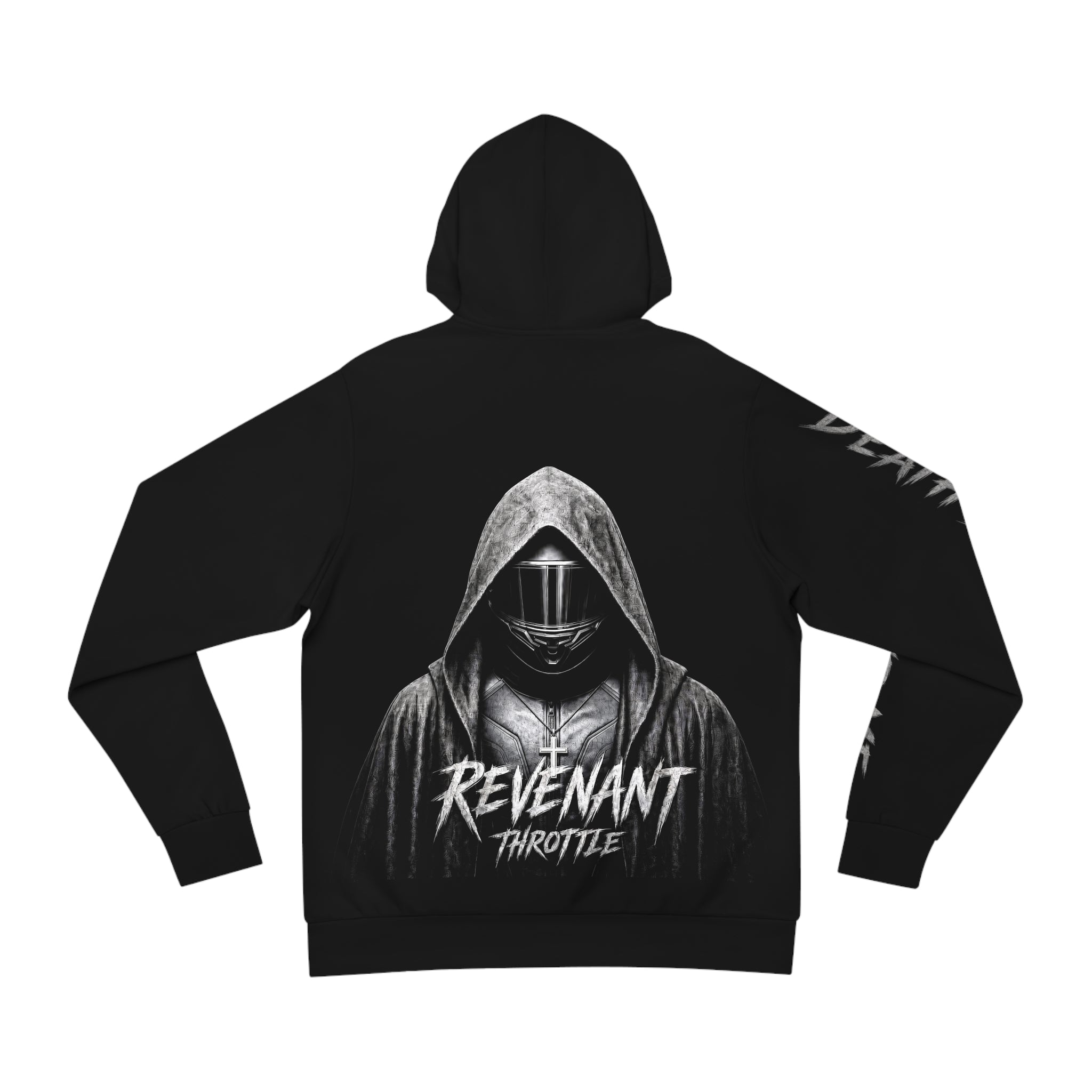 Revenant Throttle Hoodie — Dark Rider Graphic Pullover