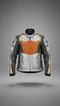 Technical Riding Jacket with Reinforced Panels