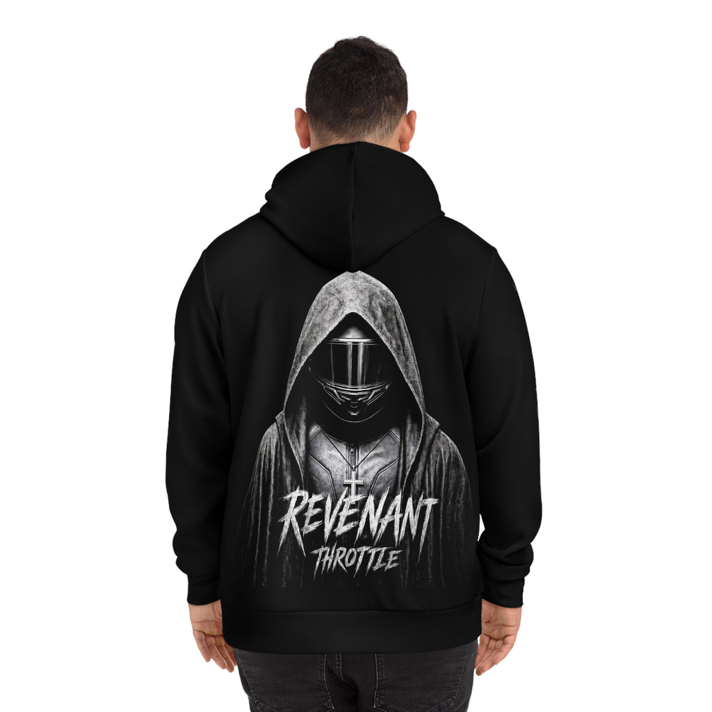 Revenant Throttle Hoodie — Dark Rider Graphic Pullover