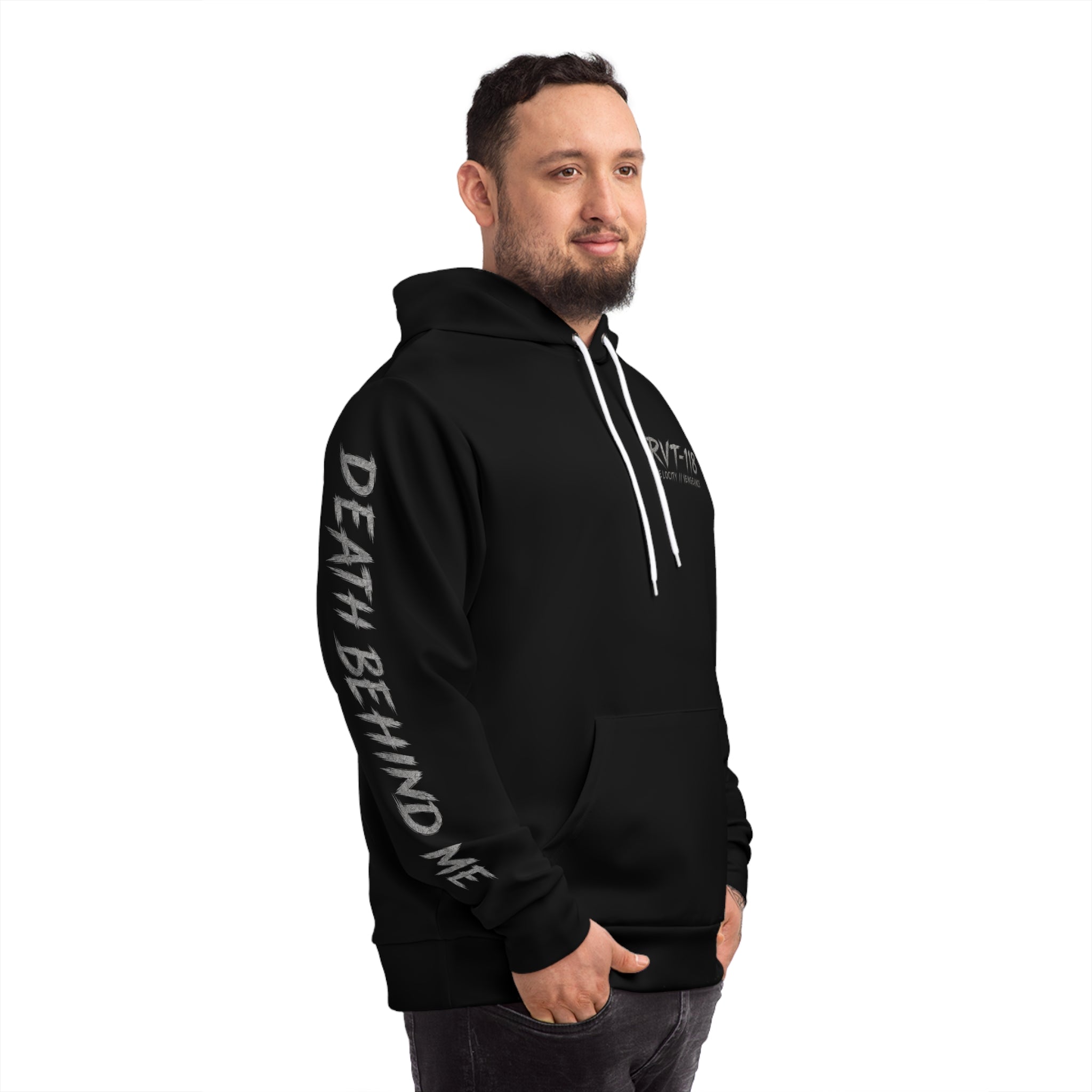 Revenant Throttle Hoodie — Dark Rider Graphic Pullover