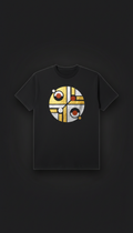 Premium Cotton Tee with Bold Crest Graphic