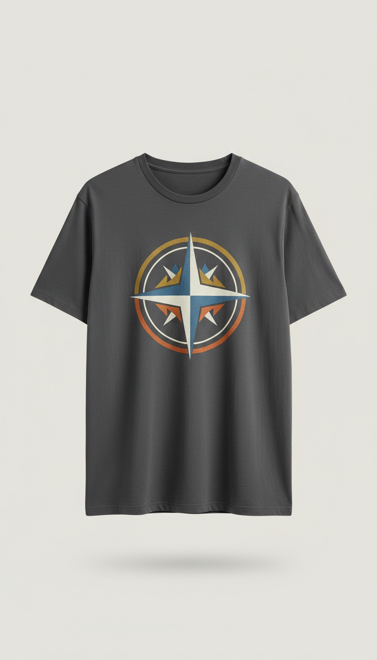 Graphic Riding Tee in Premium Cotton